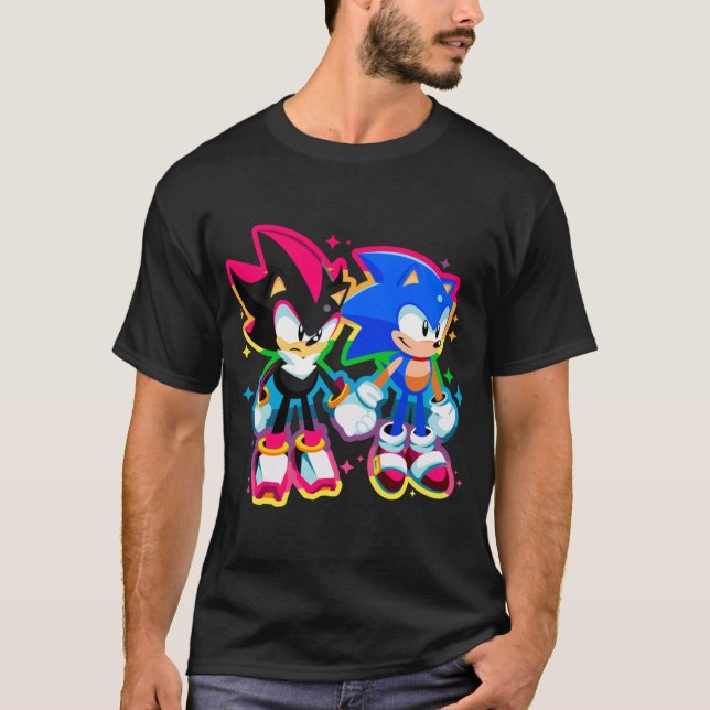 Camiseta sonic shadow girl (Frente)