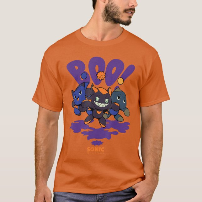 Camiseta Sonic The Hedgehog Chao Tales Halloween Boo Trio (Frente)