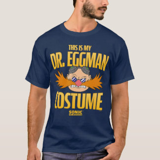 Camiseta Soniche Hedgehog Halloweenhis Is My Dr Eggman Cost