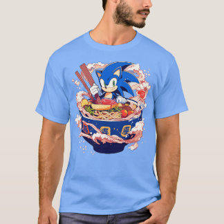 Camiseta sônico em ramen TShirt