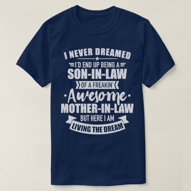 Camiseta Soninlaw da fantástica lei da mãe (Frente do Design)