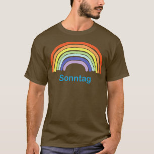 Camiseta Sonntag Sunday Rainbow