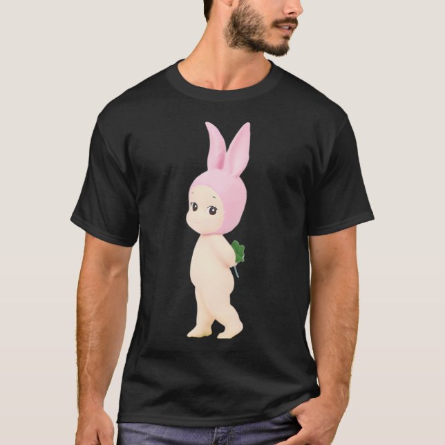 Camiseta Sonny Angel Bunny Segurando Um (Frente)
