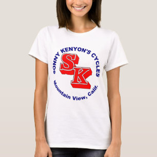 Camiseta Sonny Kenyon dá um ciclo o logotipo