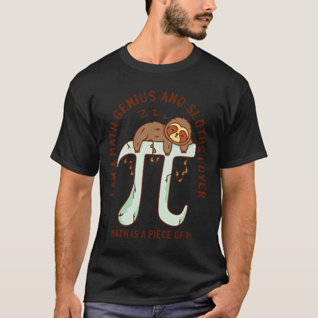 Camiseta Sono Bonito Com Símbolo De Números De 3 14 Pi Fich (Frente)