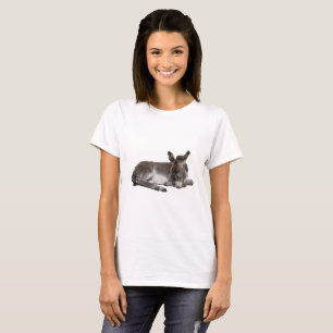 Camiseta Sono bonito do potro do bebê do asno do chocolate