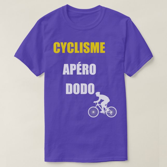 Camiseta sono de aperito de ciclismo (Frente do Design)