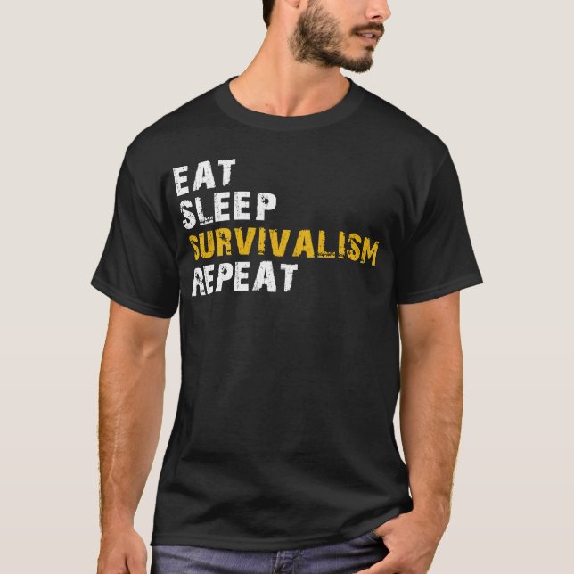 Camiseta sono Survivalismo (Frente)