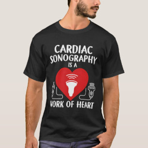 Camiseta Sonografia Cardíaca Ultrasom Tech Sonógrafo