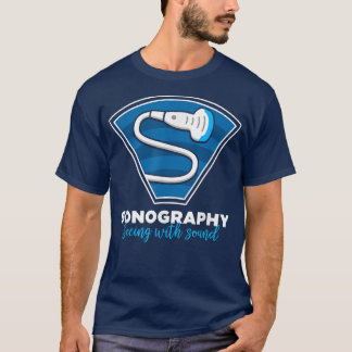 Camiseta Sonografia Oferece Vistas Com Ultrasonografia Sono