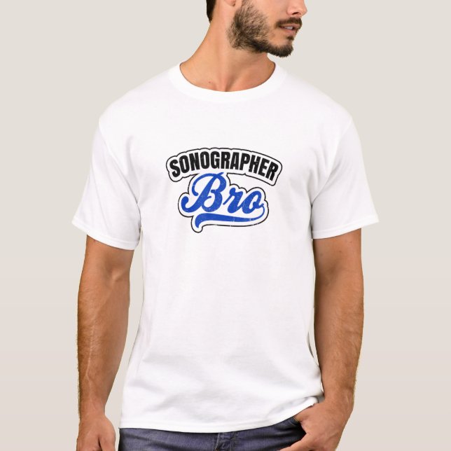 Camiseta Sonógrafo Bro Design Cardiopher (Frente)