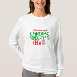 Camiseta Sonógrafo cardíaco de Natal