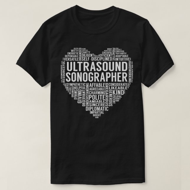 Camiseta Sonógrafo de ultrassom (Frente do Design)