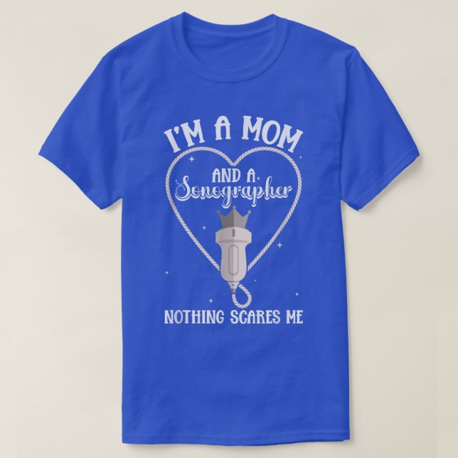 Camiseta Sonógrafo Mãe Sonografia Cardíaca (Frente do Design)