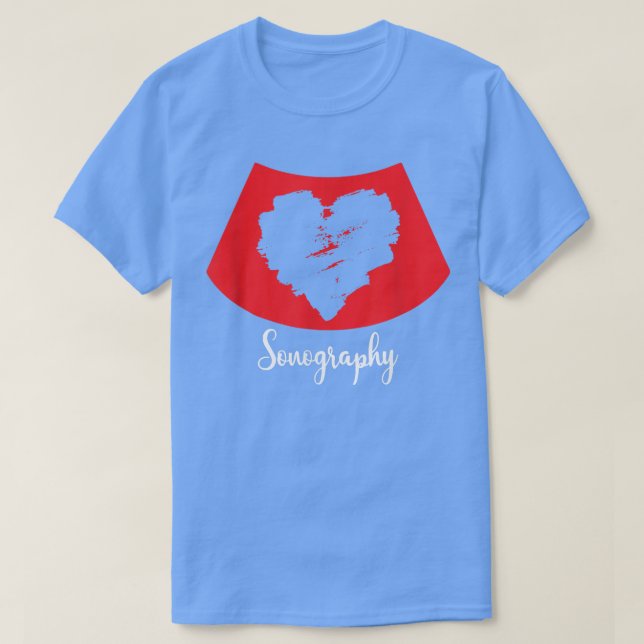 Camiseta Sonography Echography Sonographer Ultrasound Diagn (Frente do Design)
