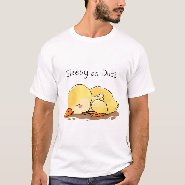 Camiseta Sonolência como Pato (Frente)
