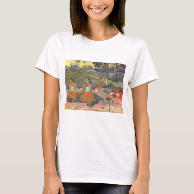 Camiseta Sonolência Deliciosa de Paul Gauguin, Arte Antiga (Frente)
