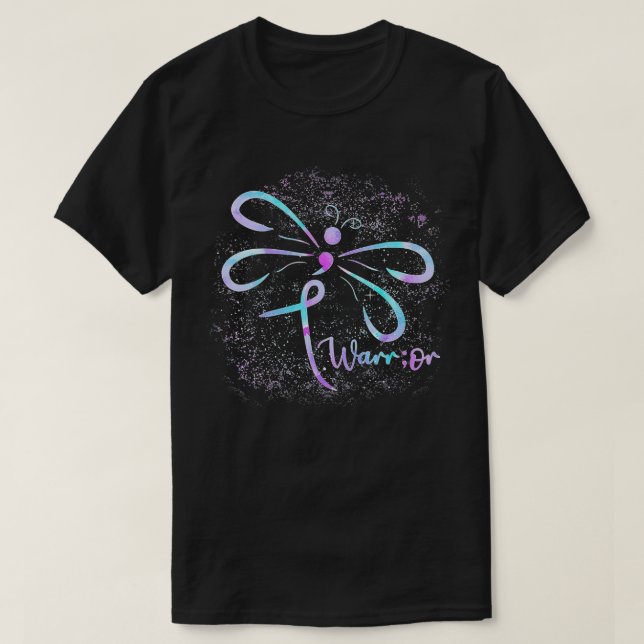 Camiseta Sonolência para a prevenção do suicídio Dragonfly  (Frente do Design)