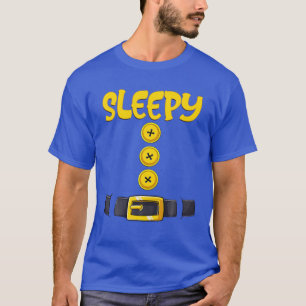 Camiseta Sonolento anão do Halloween Figurino Engraçado D