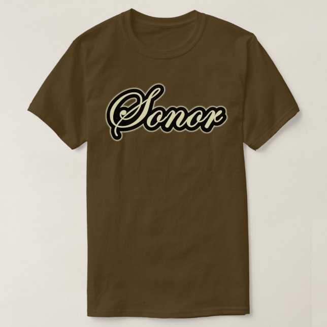 Camiseta Sonor Drums Vintage  (Frente do Design)