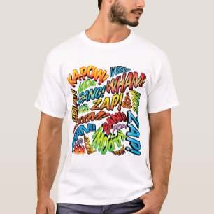 Camiseta Sons de Arte Pop de Quadrinhos