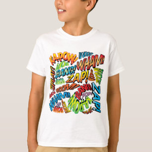 Camiseta Sons de Arte Pop de Quadrinhos