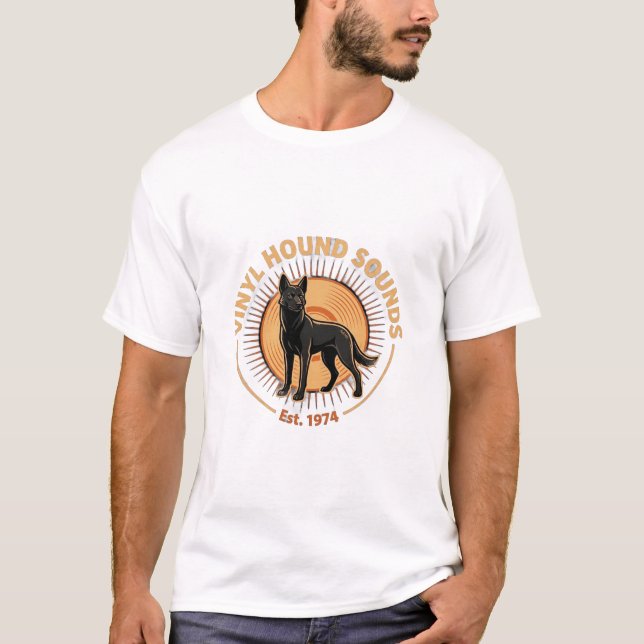 Camiseta Sons do Cão de Vinil (Frente)