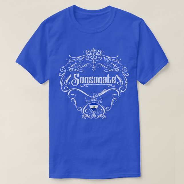Camiseta Sonsonate Vintage design 1 (Frente do Design)