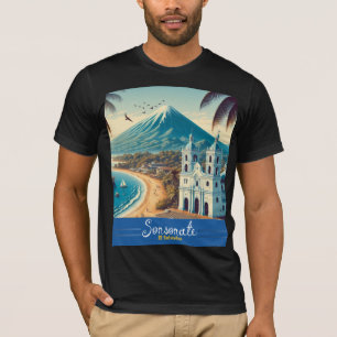 Camiseta Sonsonato para Poster vintage de El Salvador