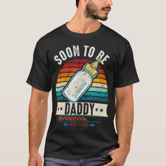 Camiseta Soon To Be Daddy 2026 Loading Promoted To Father E