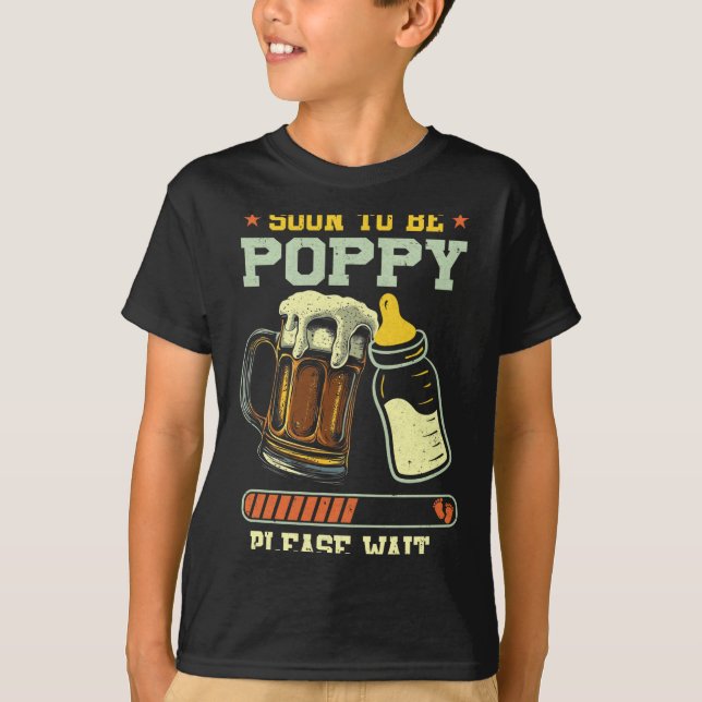 Camiseta Soon To Be Ppy Est 2025 Pregnancy Announcement L  (Frente)