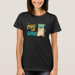 Camiseta Sopa de macarrão Pho Good Cat Pho Bowl Pho Asian S