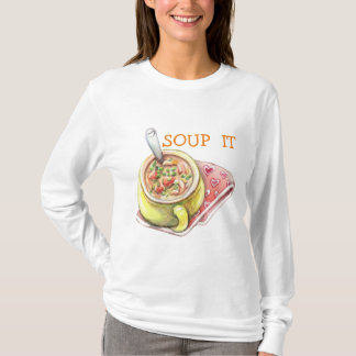 Camiseta Sopa de Noodle em Galinha