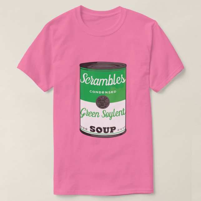 Camiseta Sopa de Soylent (Frente do Design)