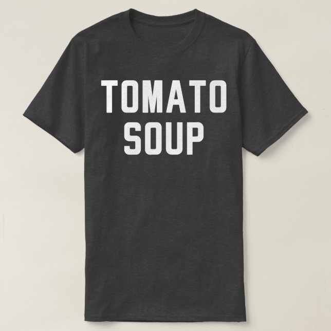 Camiseta Sopa De Tomate E Figurinos De Queijo Grelhado F (Frente do Design)