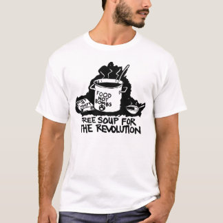 Camiseta Sopa Gratuita para o Teto da Revolução