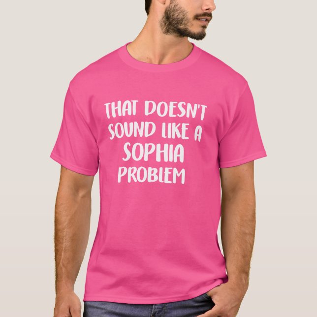 Camiseta SOPHIA Personalizada Flower Girls SOPHIA Nome (Frente)