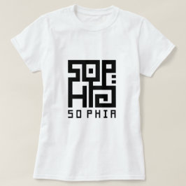 Camiseta Sophia "Sabiduría"