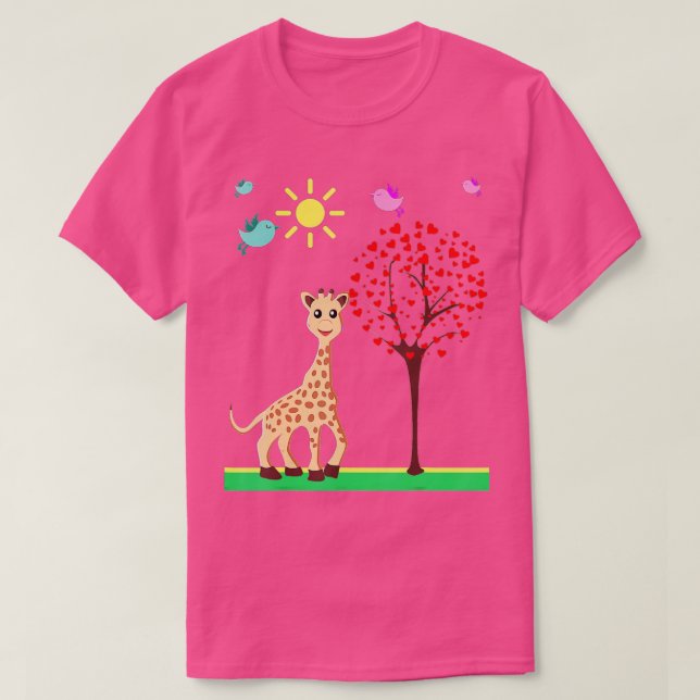 Camiseta Sophie, a girafa (Frente do Design)