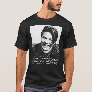 Camiseta Sophie Scholl - Patriota Freigeista do FreeThinker