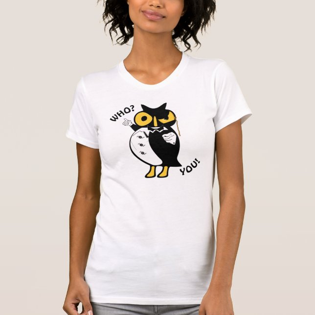 Camiseta Sophisticate da coruja (Frente)