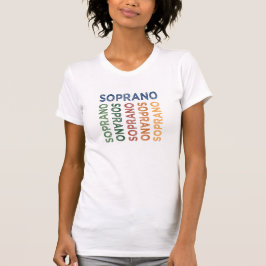 Camiseta Soprano Colorido