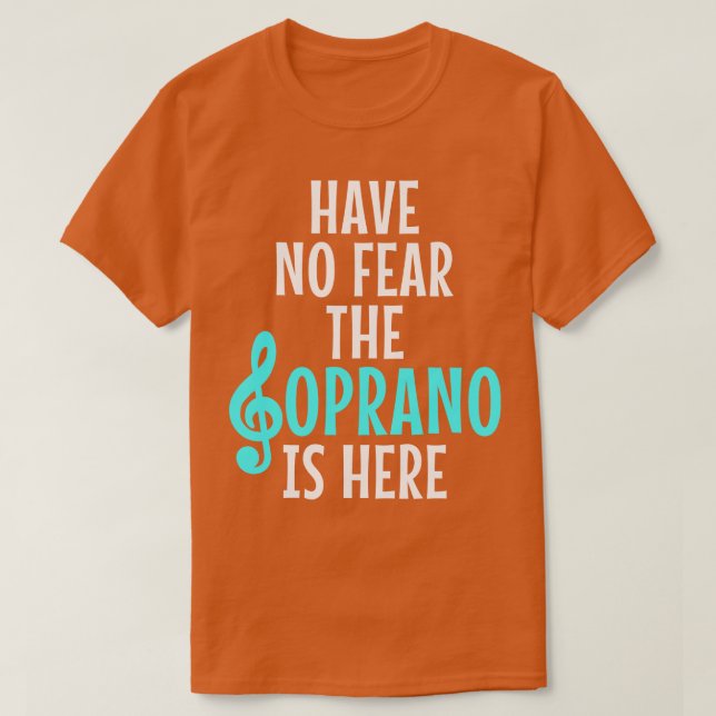 Camiseta Soprano Corir Singing (Frente do Design)