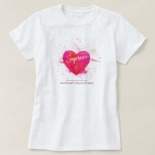 Camiseta Soprano Musical Heart Part