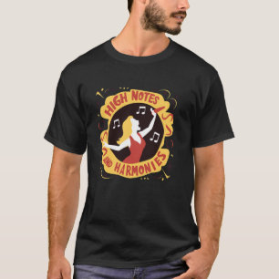Camiseta Soprano Singer Vocal Range Vocalista Cantar Voz