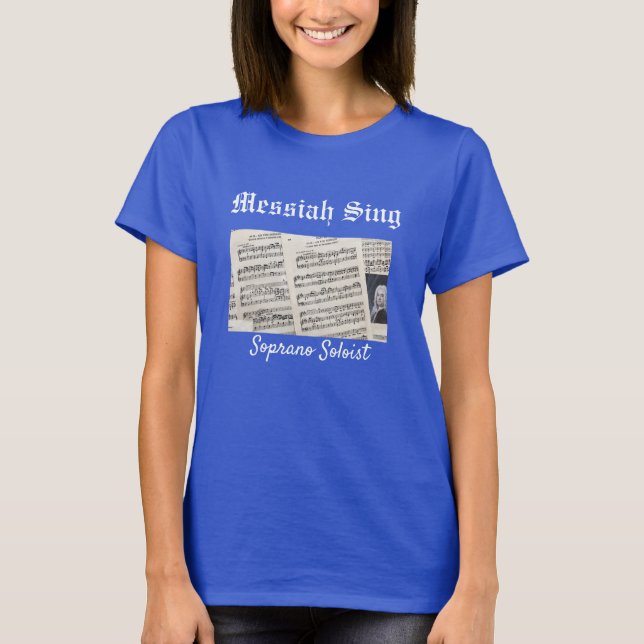 Camiseta Soprano Solista Canta Messias (Frente)