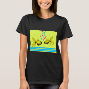 Camiseta Soprar Bolhas de Smartie & Muito Amarelo Feliz