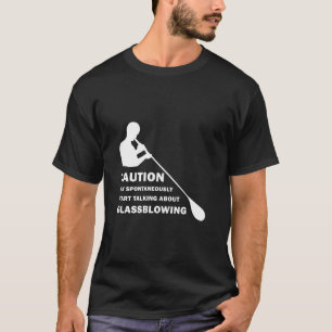 Camiseta Soprar Vidro Engraçado