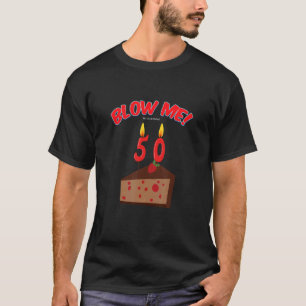 Camiseta Sopre-Me O Meu 50º Quinto Chocolate De Aniversário