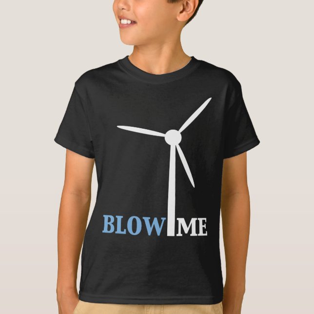 Camiseta sopre-me turbina eólica (Frente)